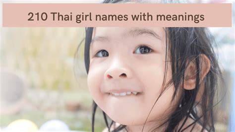 thailand names for girls.